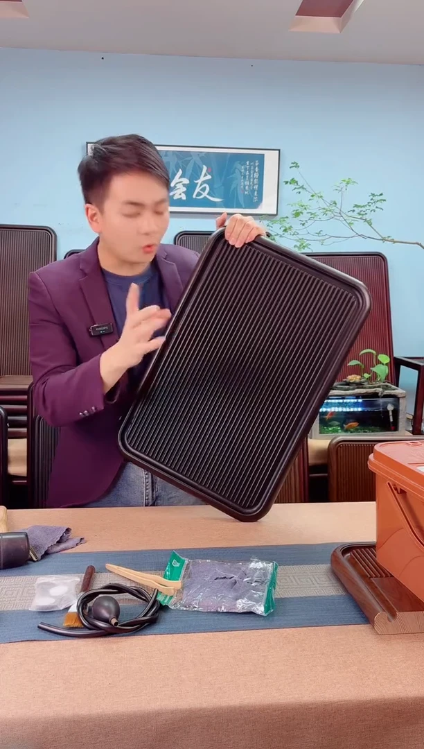阿*60*40*4大海黑色款式茶盘
