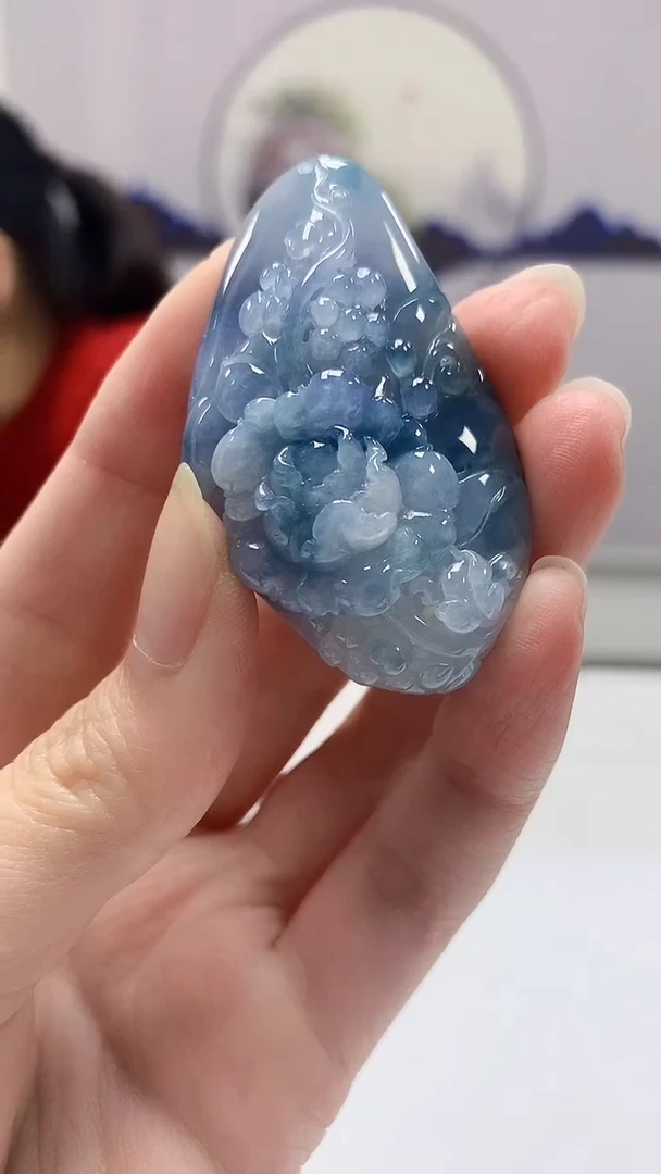 【闪购商品】定制翡翠未镶嵌4902zm-毛货挂件130