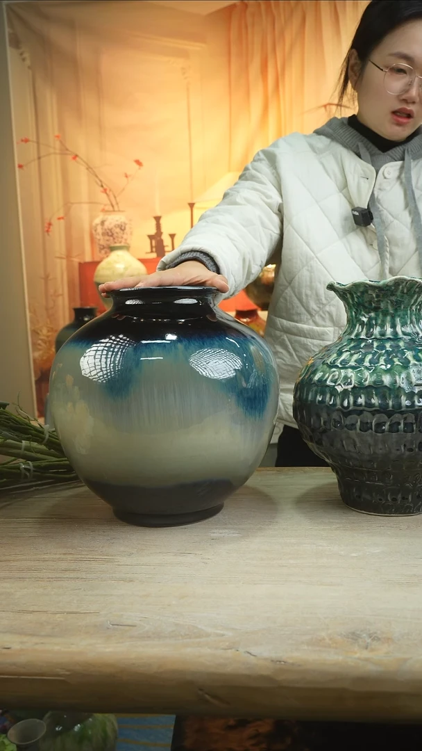 高温陶瓷花瓶花器套组