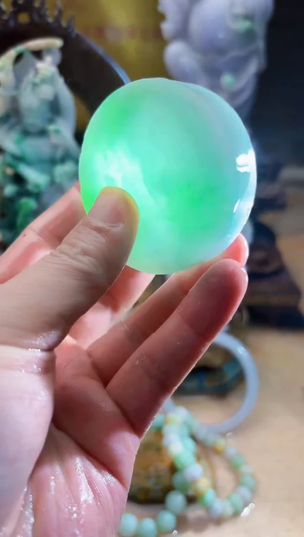 未镶嵌挂件翡翠A货张麦8974