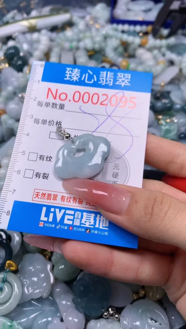 【闪购商品】翡翠颈饰未镶嵌含绳0002095