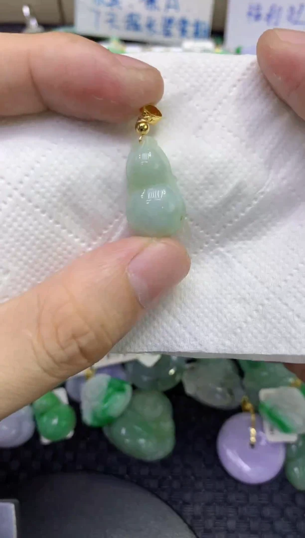 颈饰未镶嵌翡翠天然缅甸A货翡翠