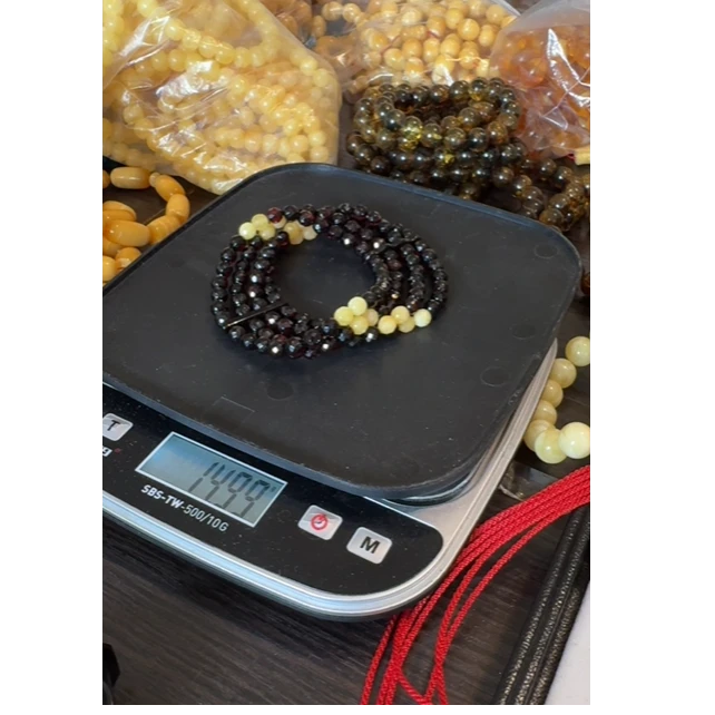 串珠DIY四排手串