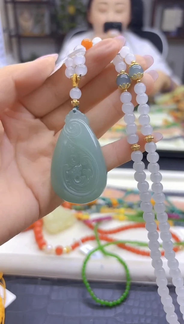 颈饰未镶嵌和田玉DIY款M747