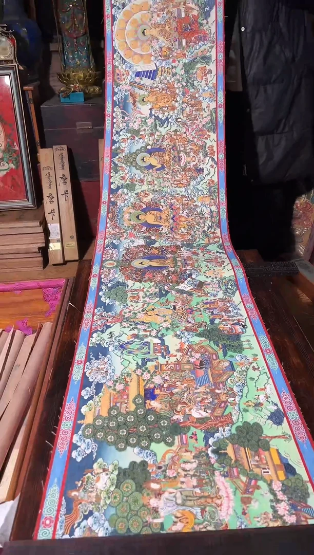 卷轴画东东唐卡tk16