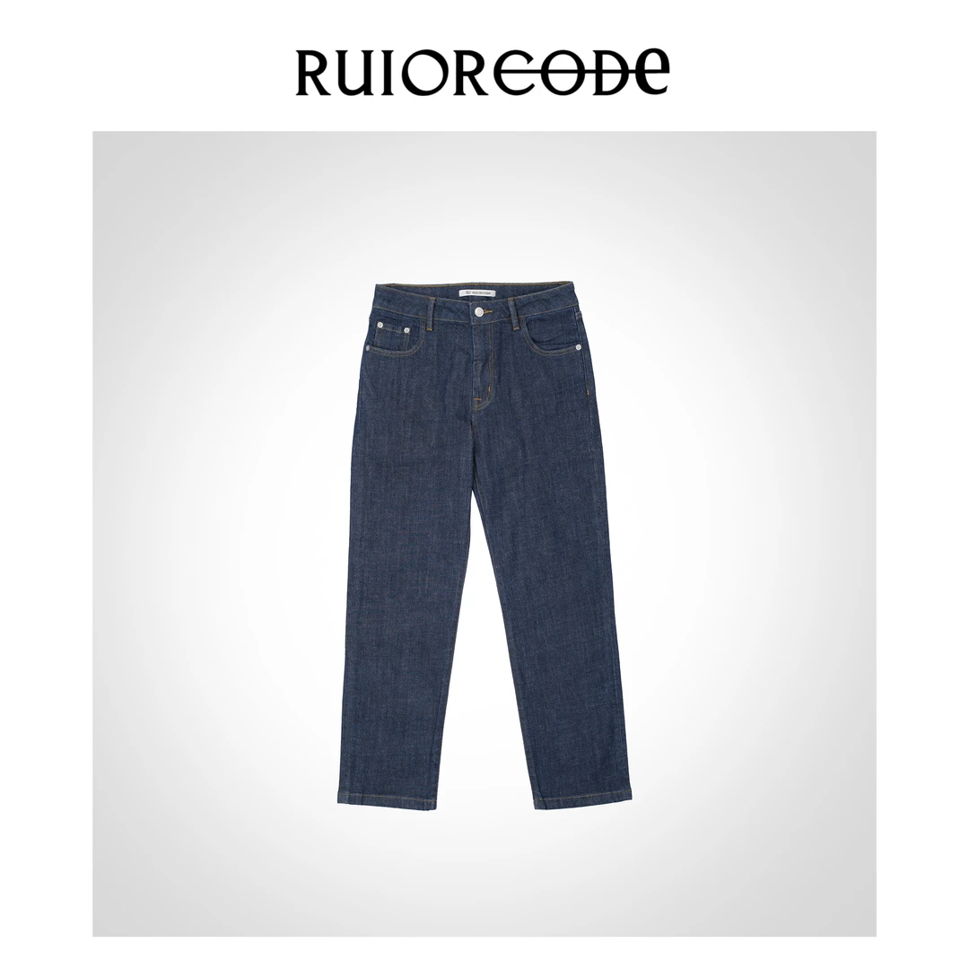 【RUIORCODE】九分原牛直筒牛仔裤 理性消费##