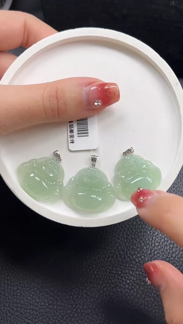 【闪购商品】翡翠颈饰18K金镶嵌YM839-8佛公多样性发1件