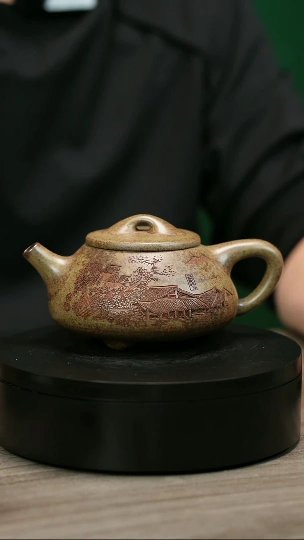 茶壶紫砂大**形H1918李琴江南景州石瓢