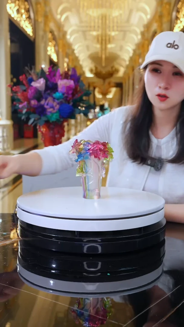 琉璃JY0048花团锦簇艺术摆件