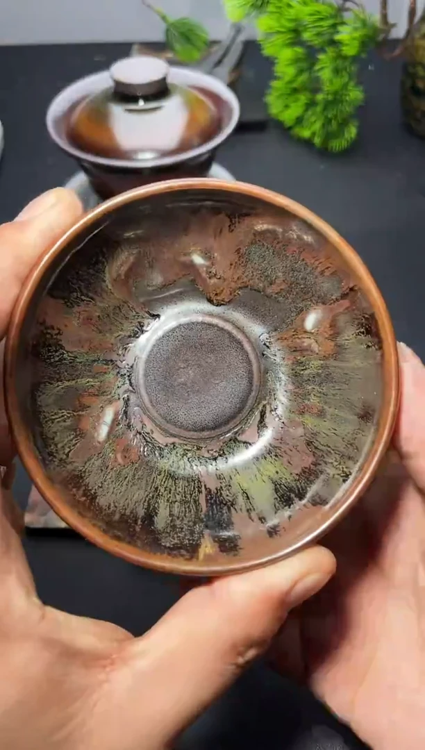 茶盏109 叶紫建盏