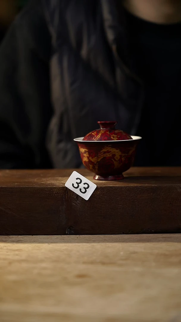 瓷片设计师手作！！！落单设计师福利！！盖碗