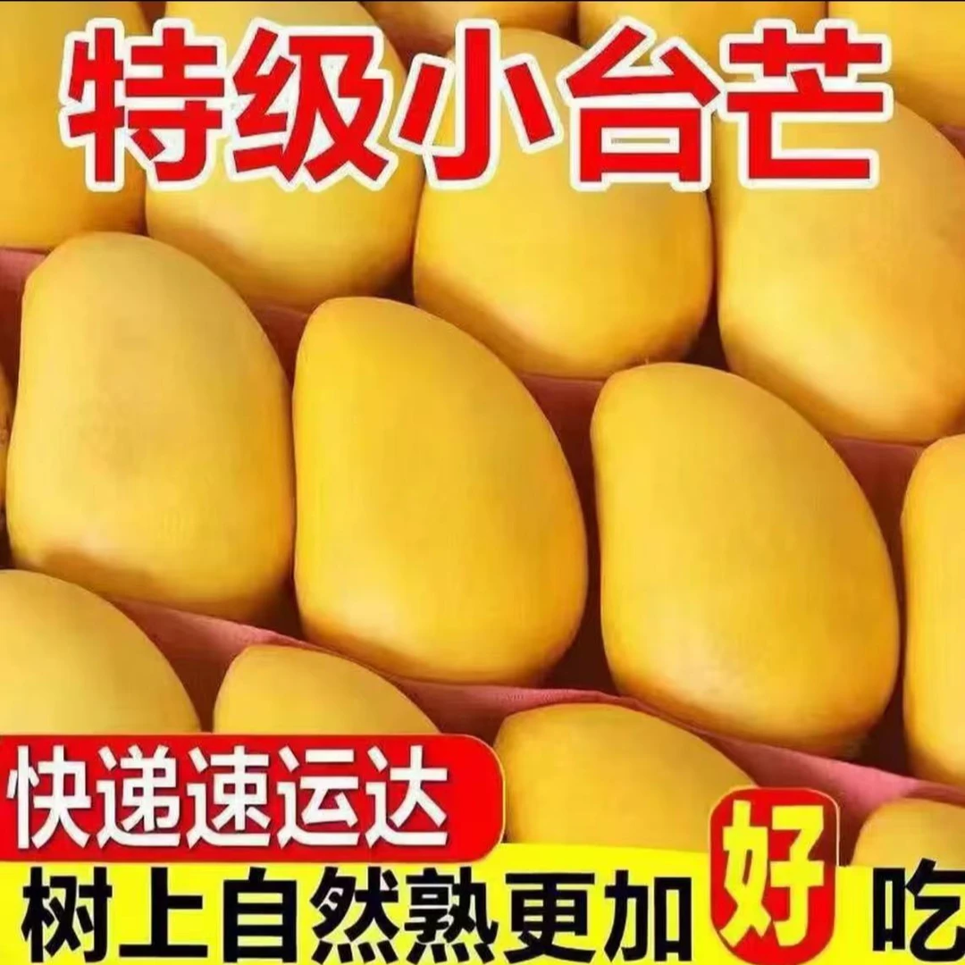 新鲜现摘云南台农芒果小大台芒当季热带水果整箱特产树熟