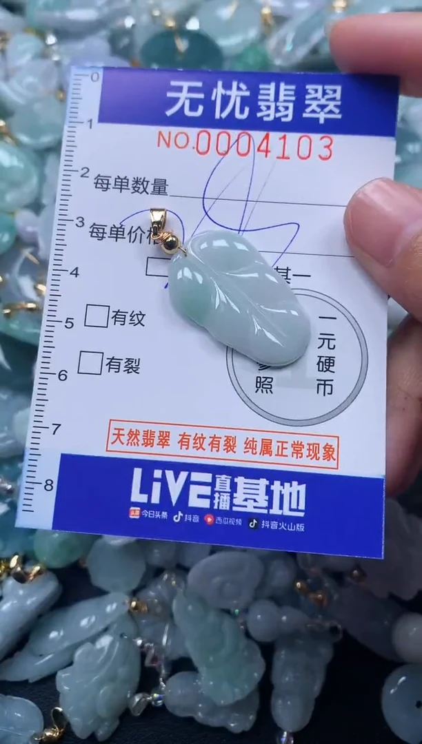 颈饰未镶嵌翡翠4103