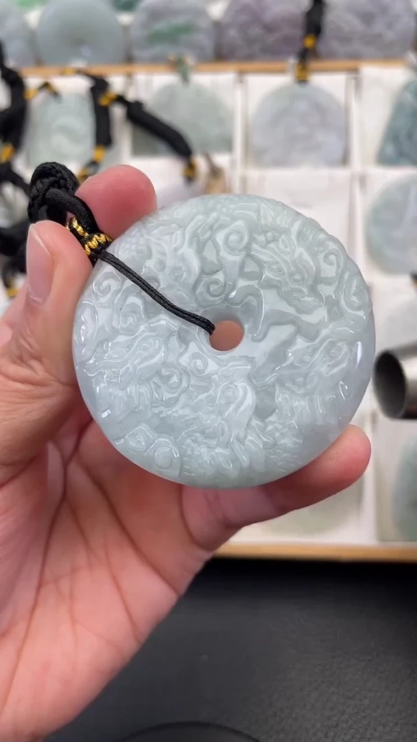 颈饰未镶嵌翡翠天然缅甸翡翠A货264