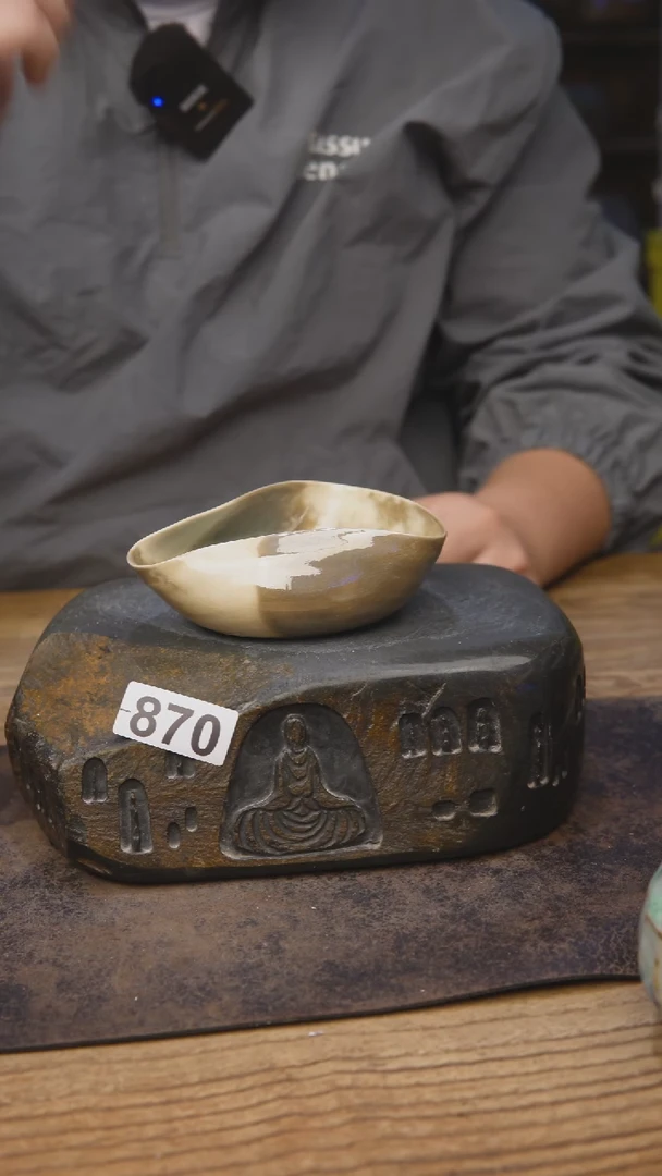 甘石陶艺开播福利870手同水墨茶则