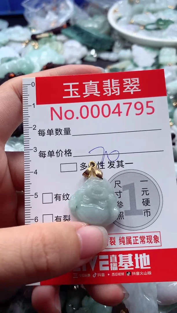 吊坠(不含链)未镶嵌翡翠4795