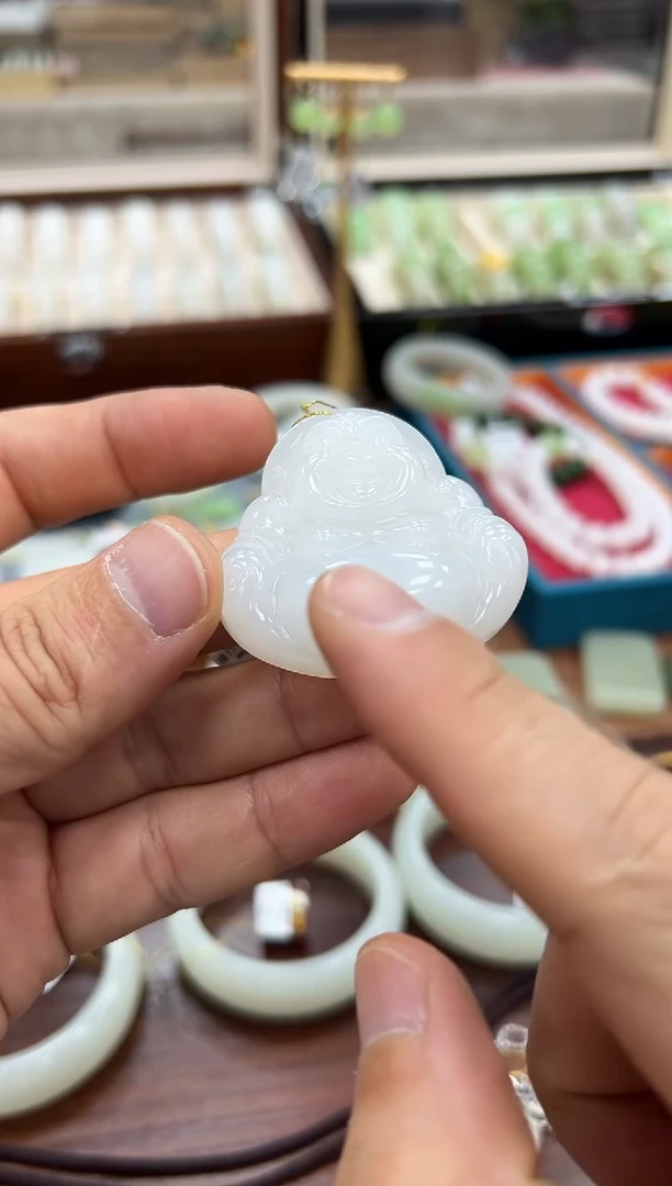 【闪购商品】和田玉吊坠未镶嵌佛公