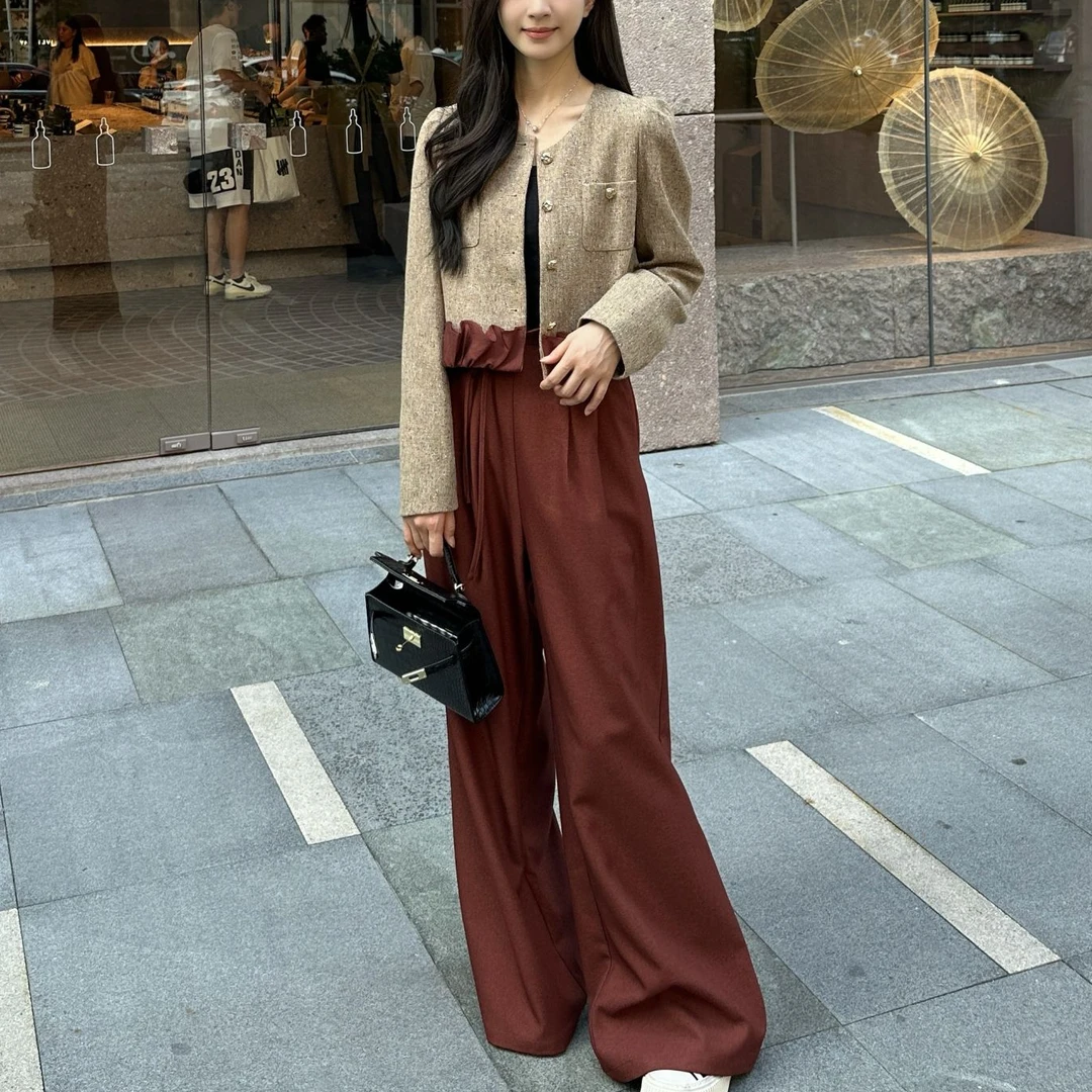 2025秋装设计师款时尚套装女 HXNZB24TZ128