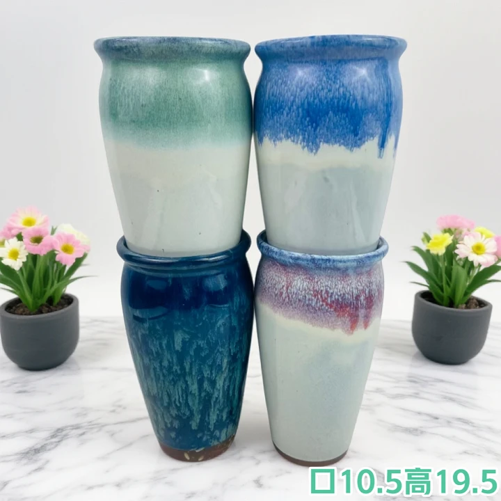 2022时尚百搭罐组合老桩飘枝单头多肉植物花盆粗陶人工烧