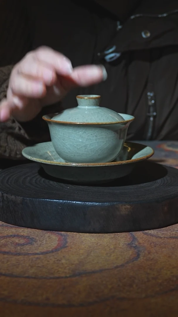 草木灰元宝盖碗