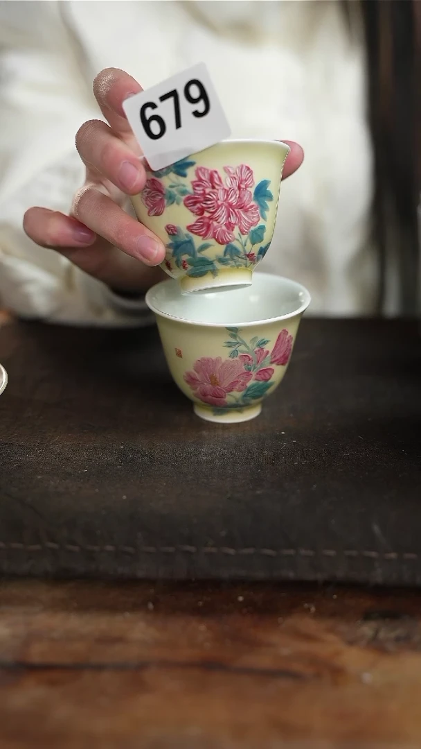 【闪购商品】杯679等烟雨陶瓷手作主人杯