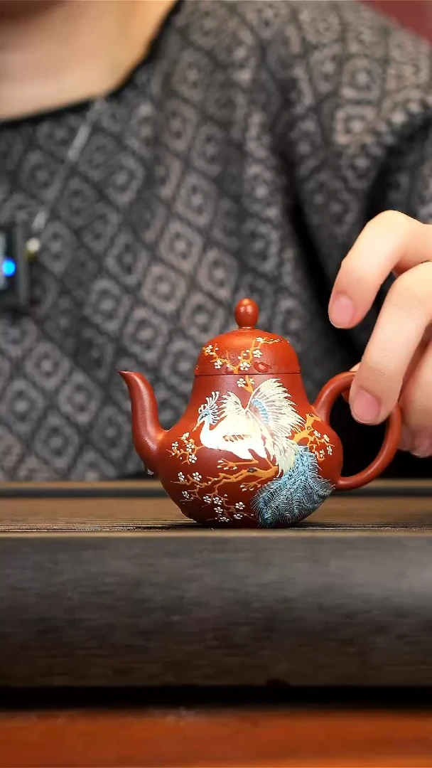 【闪购商品】紫砂茶壶《冰凤》朱泥思婷壶