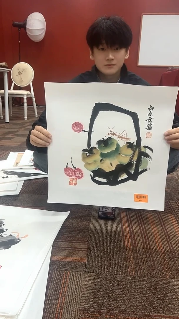 国画柳晓叶国画作品1平尺