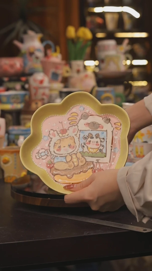 景德镇釉下彩绘设计师款式陶瓷