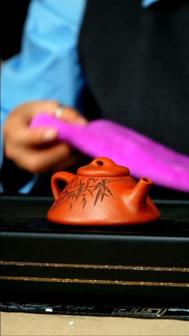 茶壶紫砂降坡泥子冶石瓢150cc