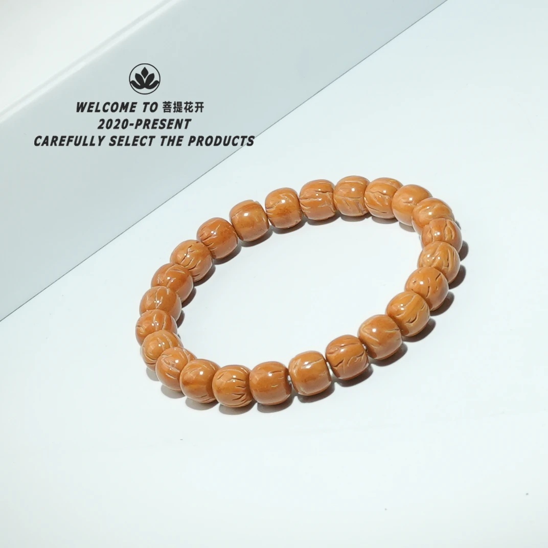 龙纹桃核手串精工高抛全尺寸