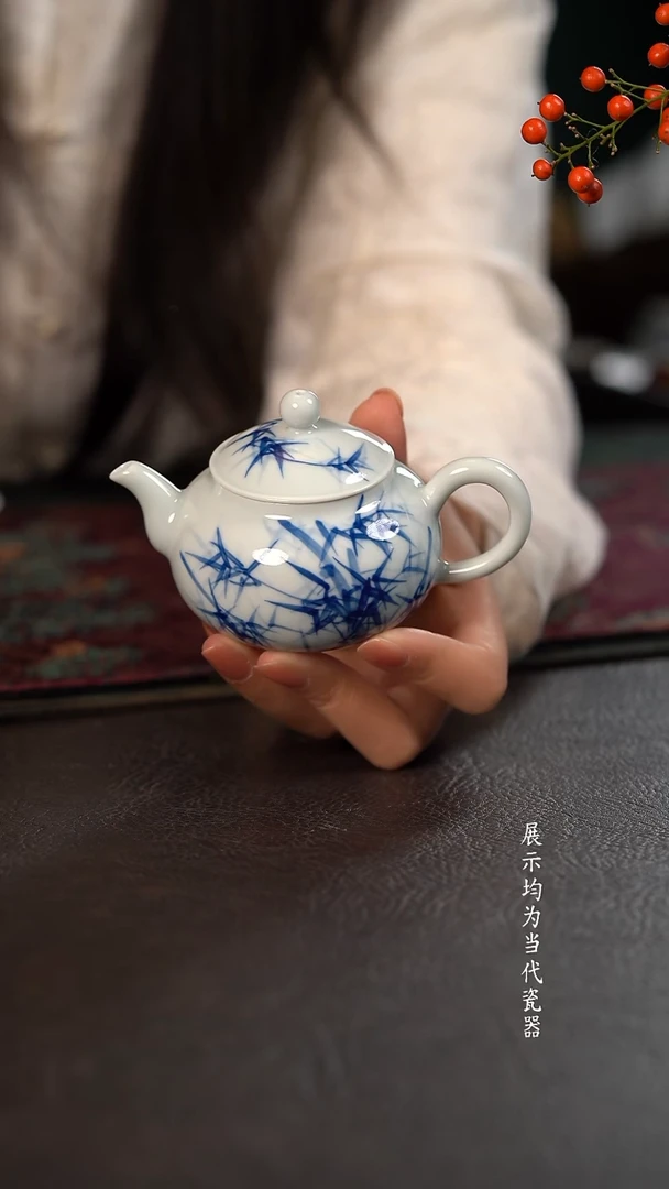 140c厚力煊竹影大壶 随机