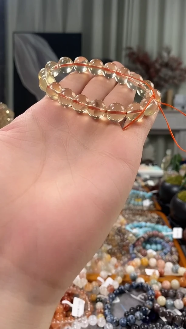 未镶嵌手链水晶耗*阿黄水晶