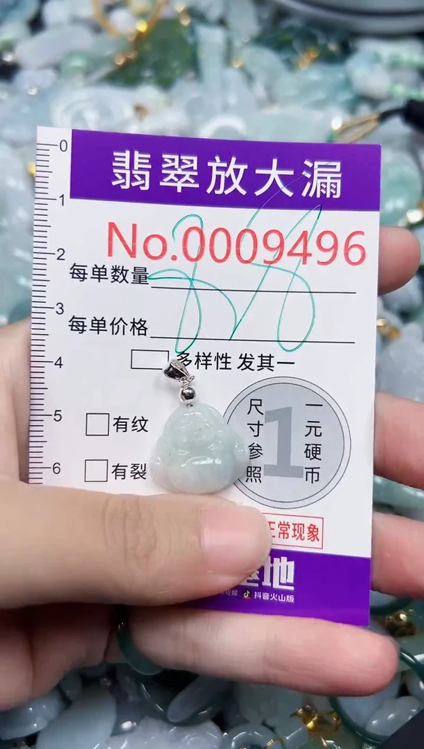 颈饰未镶嵌翡翠9496