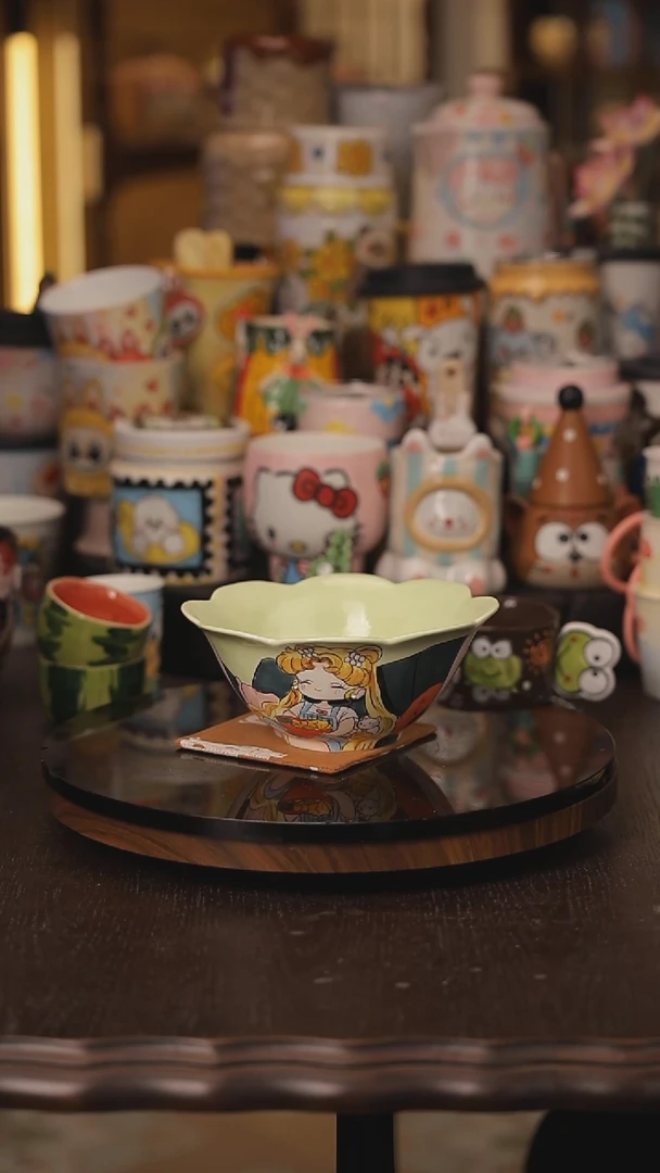 景德镇釉下彩绘设计师款式陶瓷