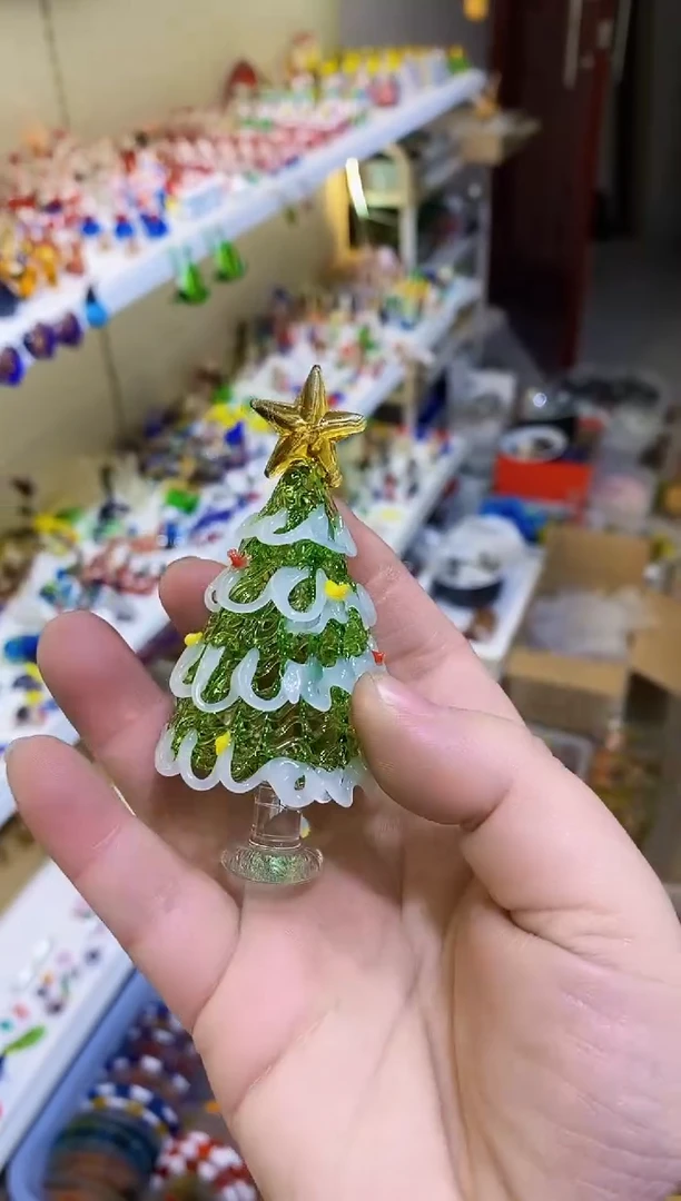 【闪购商品】琉璃手工艺品圣诞树