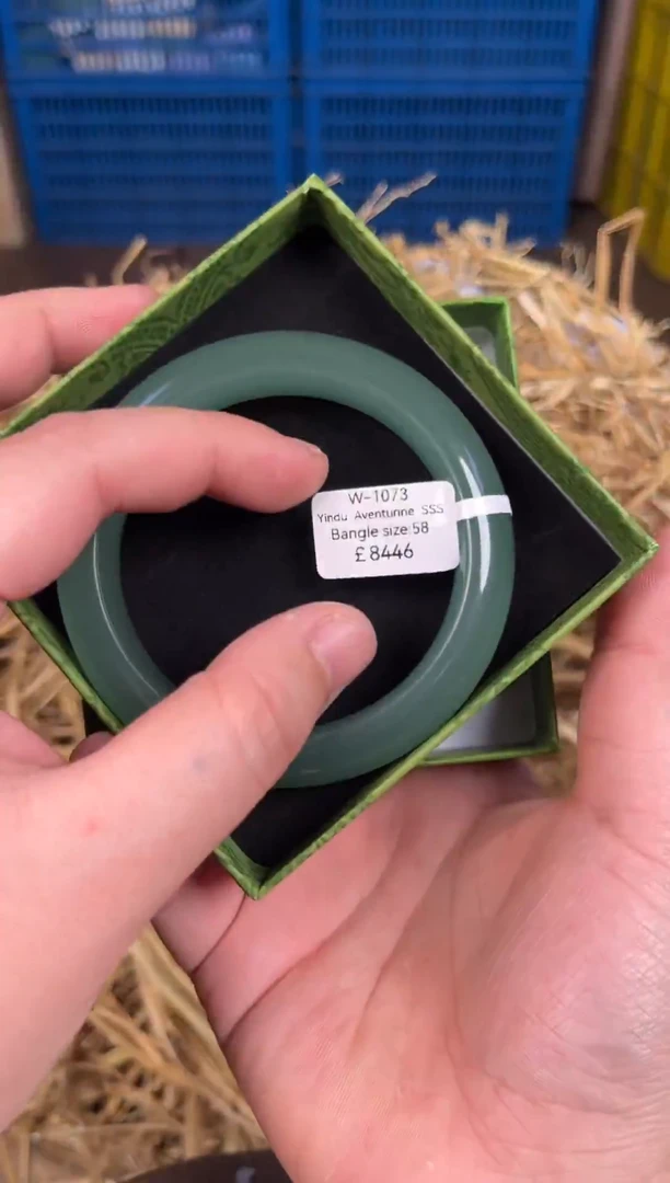 未镶嵌手镯石英质玉W1073