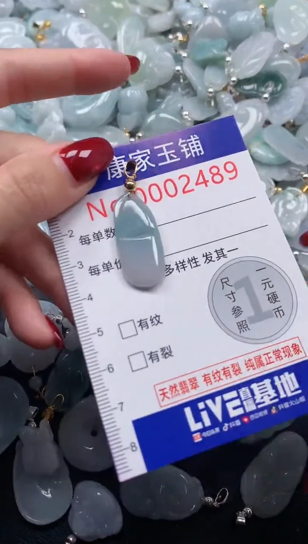 颈饰未镶嵌翡翠2489