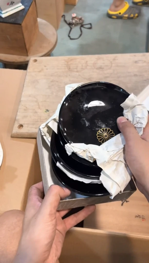 B5777中古瓷器 茶器周边/1盒