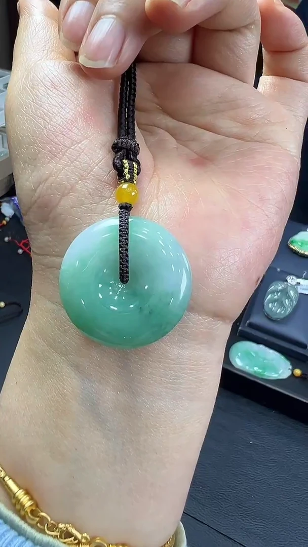 未镶嵌挂件翡翠平安扣