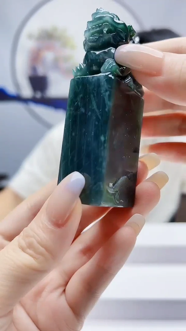 未镶嵌定制翡翠毛货-摆件64