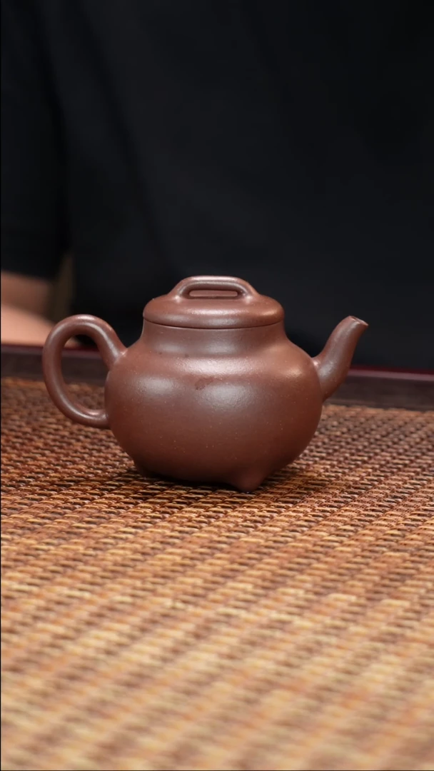茶壶紫砂汀禾紫砂原矿老紫泥《春炉》