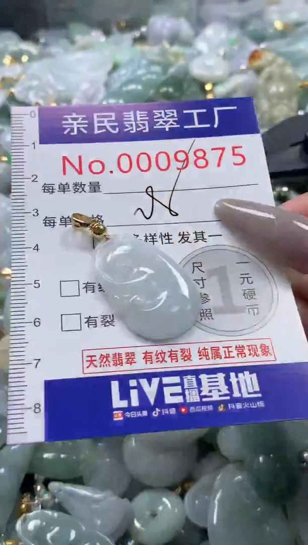 颈饰未镶嵌翡翠9875