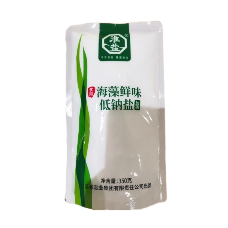 淮盐海藻鲜味低钠盐350g
