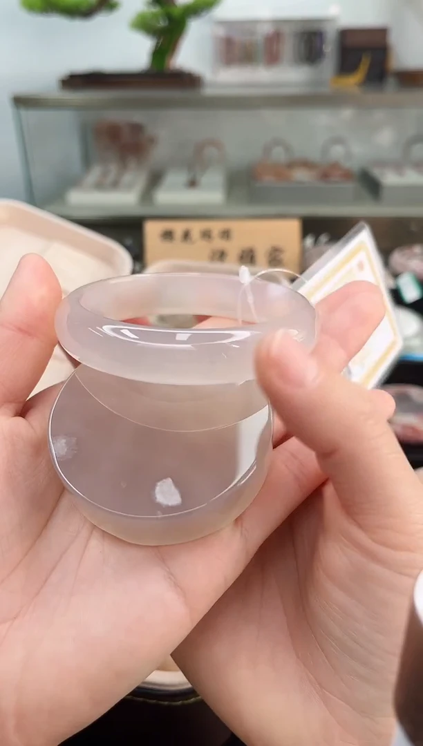 未镶嵌手镯石英质玉61圈口（赠品镯心）3688076