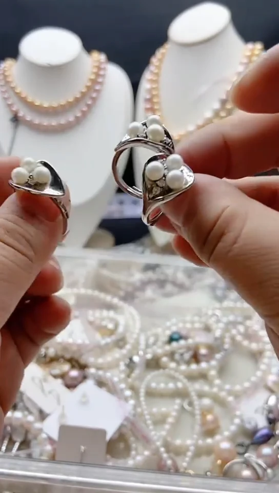 淡水珍珠未镶嵌颈饰1