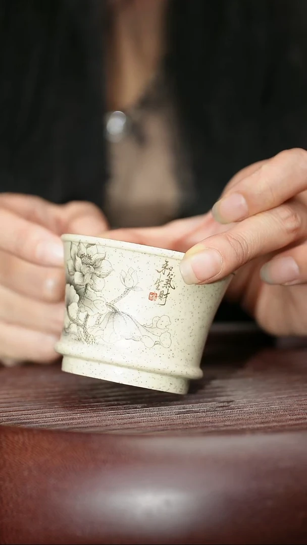 茶杯紫砂紫砂主人杯福利放漏