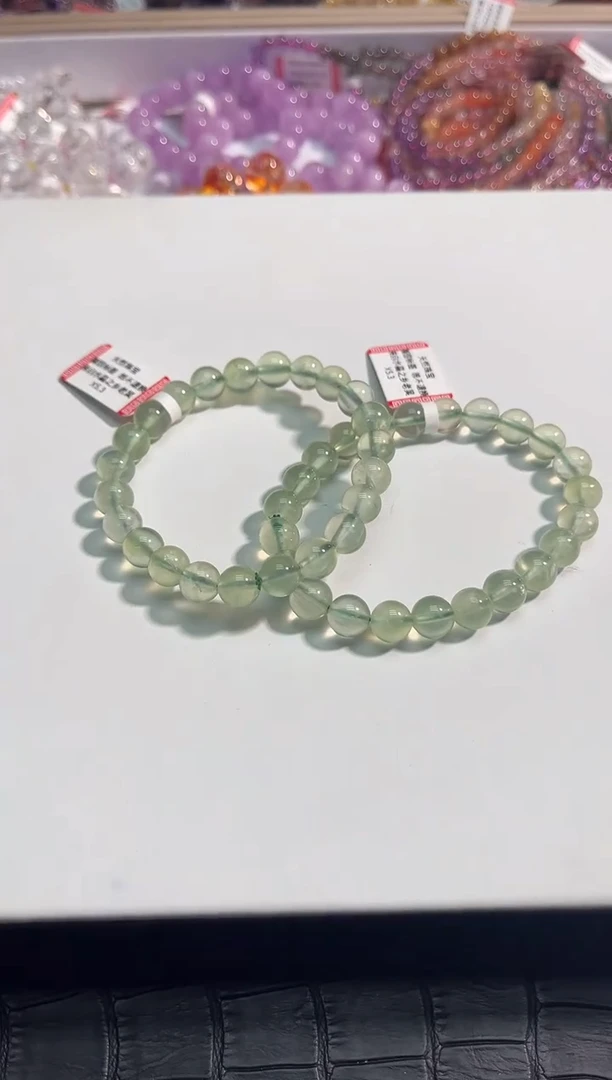 【闪购商品】葡萄石手绳未镶嵌66多样性发其一8+