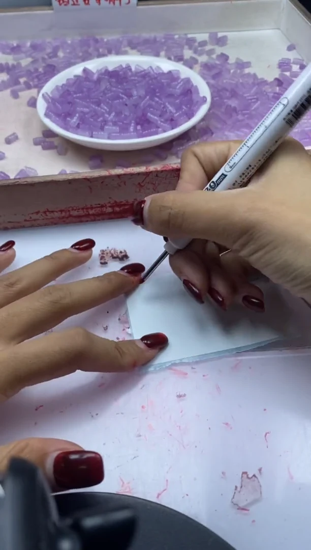 【闪购商品】玛瑙/玉髓颈饰未镶嵌w609冰紫竹节9*6mm*30颗