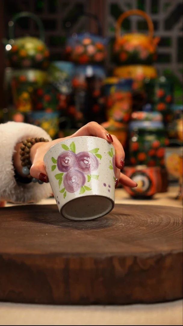 陶瓷油画手绘釉下彩