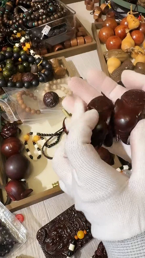 木质孤品紫福财象